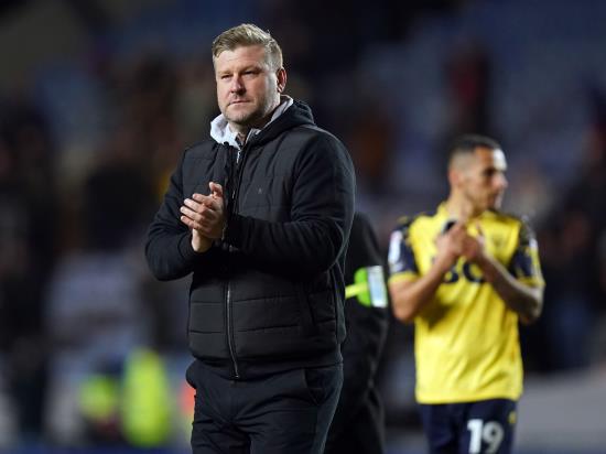 Karl Robinson says Oxford’s run of form is the worst sequence of his career