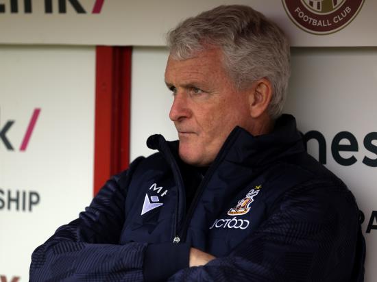 Bradford boss Mark Hughes sets his sights on automatic promotion