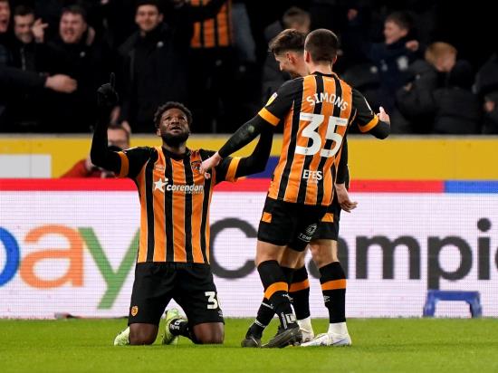 Benjamin Tetteh opens Hull account as West Brom suffer Championship defeat
