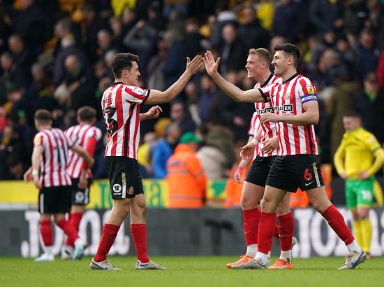 Abdoullah Ba’s goal hands Sunderland crucial win over play-off rivals Norwich