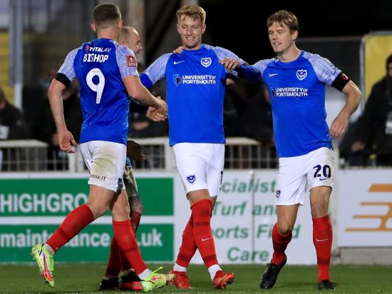Portsmouth boost top-six hopes with action-packed win at Accrington