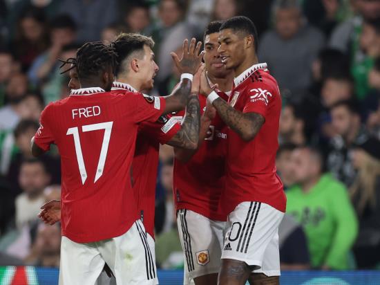 Real Betis 0 - 1 Manchester United: Man United ease into Europa League quarter-finals after victory at Real Betis