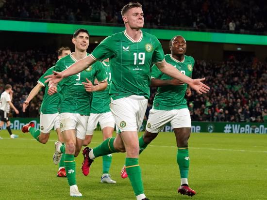 Evan Ferguson strikes on first international start as Ireland edge past Latvia