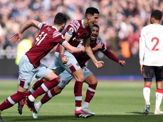 Nayef Aguerd effort enough as West Ham clinch much-needed win over Southampton
