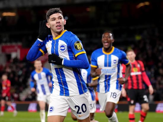 Brighton boost European aspirations with victory at Bournemouth