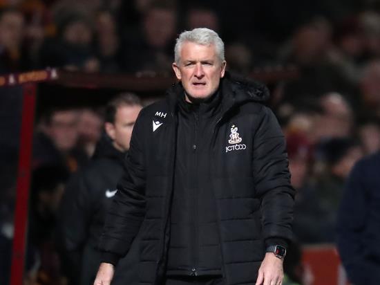 Mark Hughes critical of referee as Bradford draw at Crawley