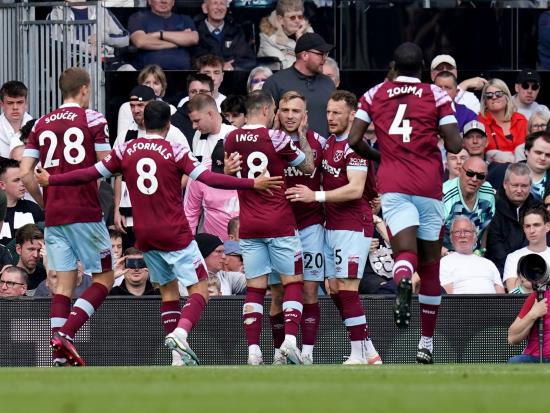 West Ham boost hopes of avoiding relegation with derby win at Fulham