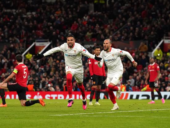 Manchester United 2 - 2 Sevilla: Late Tyrell Malacia and Harry Maguire own goals hand Sevilla a draw at Man Utd