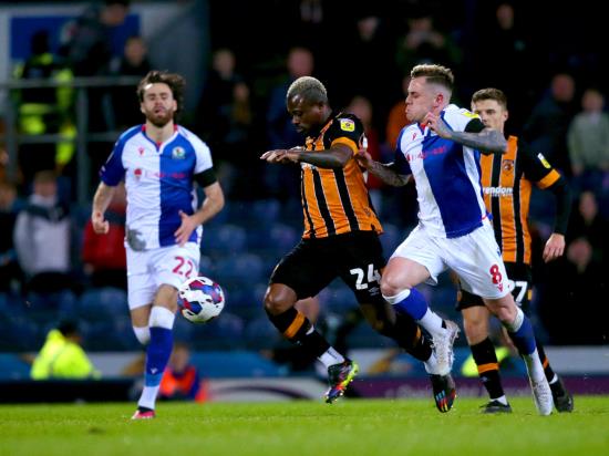Blackburn frustrated by Hull stalemate despite returning to play-off places