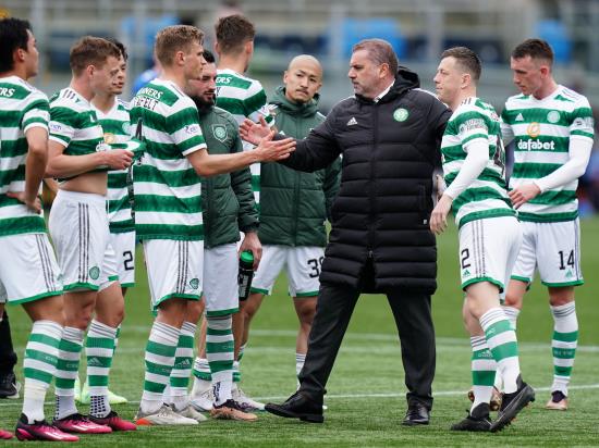 Ange Postecoglou delighted with ‘outstanding’ Celtic after Kilmarnock rout