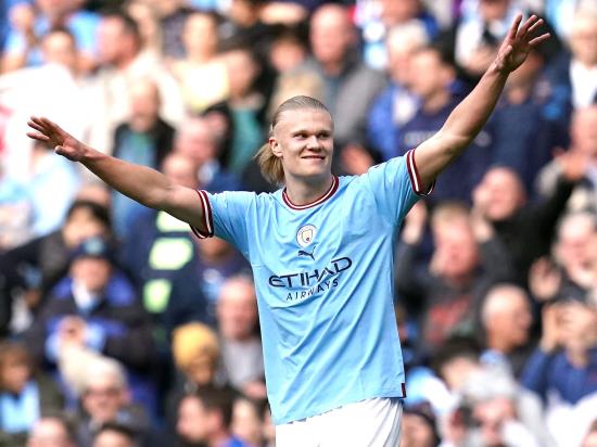 Erling Haaland equals another record as Man City narrow gap to leaders Arsenal