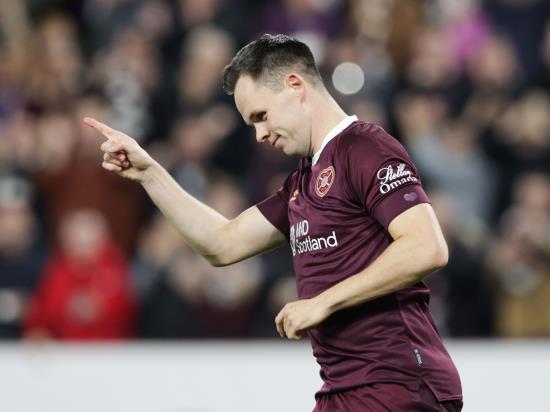 Lawrence Shankland hits hat-trick as Hearts rout Ross County