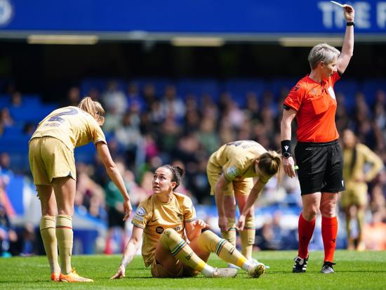 Lucy Bronze fine after limping off during Barcelona’s win at Chelsea