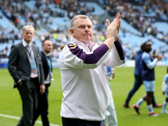 Mark Robins toasts ‘a special day’ as Coventry win to boost their play-off hopes