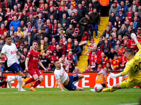 Liverpool 4 - 3 Tottenham Hotspur: Diogo Jota scores dramatic winner for Liverpool to thwart Tottenham comeback