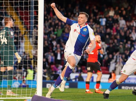 Hayden Carter nets late equaliser to keep Blackburn’s faint play-off hopes alive