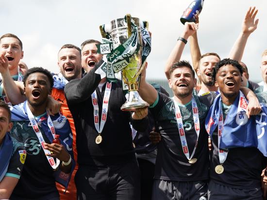 Steven Schumacher full of pride as Plymouth crowned League One champions