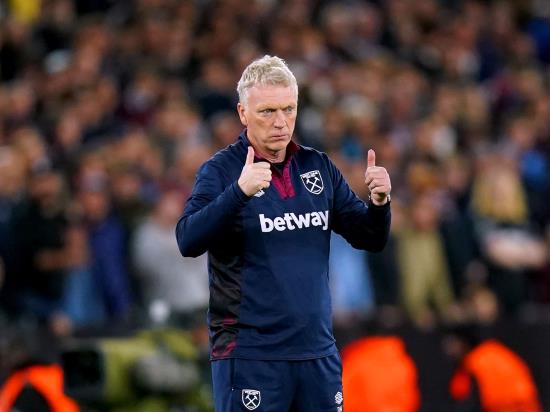David Moyes relieved West Ham come through ‘difficult night’ with slim advantage