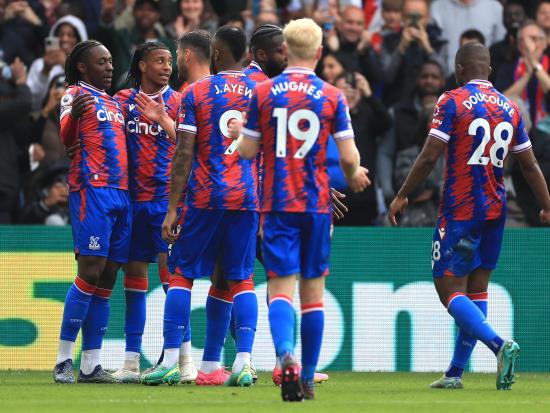 Eberechi Eze double secures win for Crystal Palace against Bournemouth