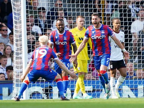 Joel Ward’s late equaliser earns Crystal Palace draw with Fulham
