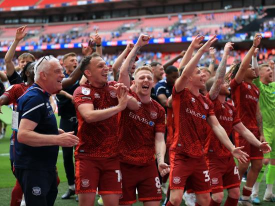 Carlisle promoted to League One after shootout victory over Stockport at Wembley