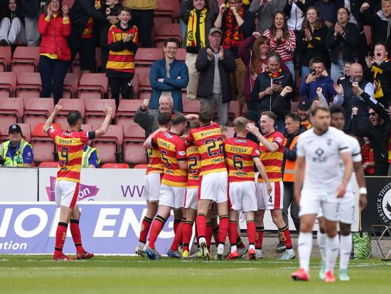 Partick Thistle hold upper hand after first-leg victory over Ross County