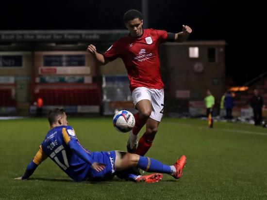 Crewe fight back from two down to earn point against 10-man Mansfield