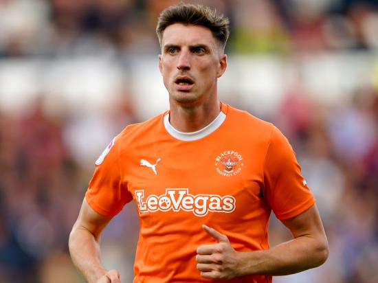 Jake Beesley double helps Blackpool dump Derby out of Carabao Cup at Pride Park