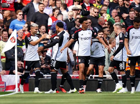 Joao Palhinha earns Fulham shock late point at Arsenal