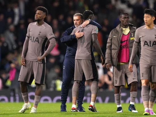 Ange Postecoglou defends decision to make changes as Tottenham exit Carabao Cup