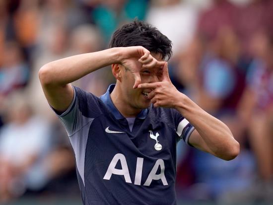 Hat-trick hero Son Heung-min leads Tottenham to win over Burnley
