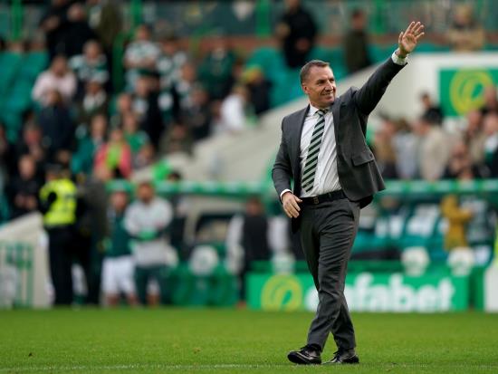 Brendan Rodgers praises Celtic support for sticking with side