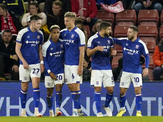 Ipswich up to second as Southampton slip to defeat once again