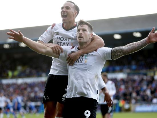 Paul Warne praises two-goal hero James Collins after Derby win at Carlisle