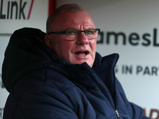 Stevenage boss Steve Evans unhappy with officiating after defeat to Bolton