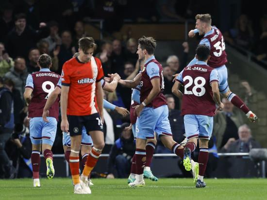 Burnley secure first Premier League win with last-gasp victory at Luton