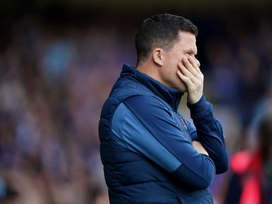Exeter boss Gary Caldwell wants to see more aggression from his struggling side