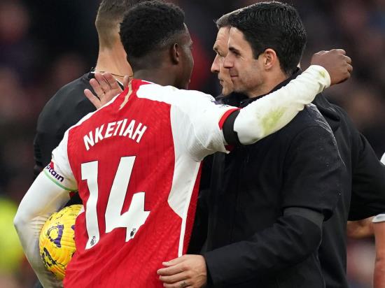 Arsenal boss Mikel Arteta: What Eddie Nketiah has done is remarkable