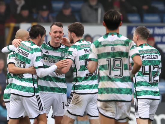 Celtic gear up for Atletico Madrid showdown with victory at 10-man Ross County