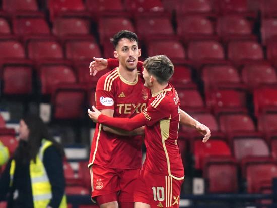 Bojan Miovski goal earns Aberdeen Viaplay Cup semi-final victory over Hibernian