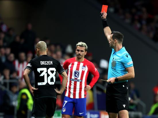 Daizen Maeda sent off as sorry Celtic are hit for six by Atletico Madrid