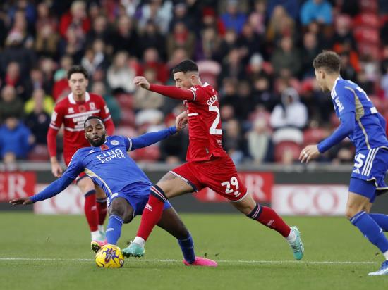 Middlesbrough moving up as leaders Leicester lose again