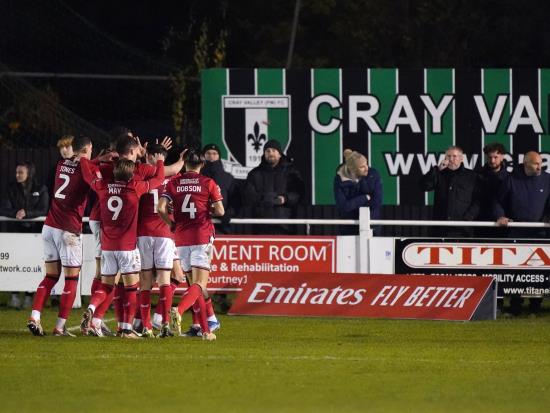 Alfie May scores twice to help Charlton hit Cray Valley for six