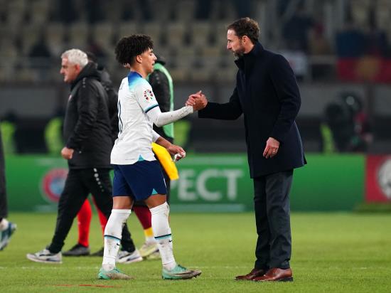 Gareth Southgate hails Rico Lewis after strong England debut in North Macedonia
