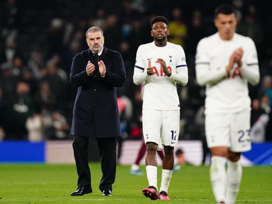 Ange Postecoglou says ‘we’ll get through it’ after Tottenham are beaten again