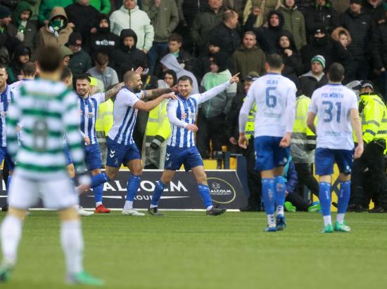 Brendan Rodgers: Celtic too negative in their passing during loss at Kilmarnock