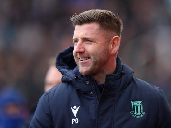 Stoke caretaker Paul Gallagher taking his job day by day after Swansea draw