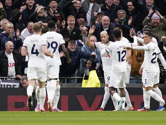 Richarlison sets Tottenham on their way to hard-fought win over old club Everton