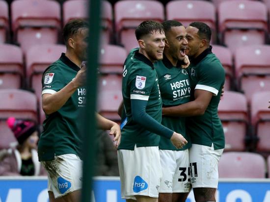 Curtis Nelson heads Derby to victory at Wigan