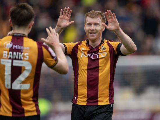 Bradford hit back to take a point against Morecambe